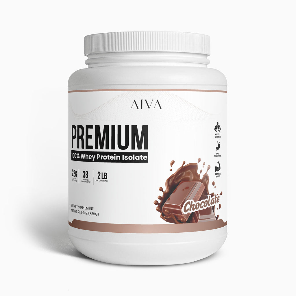 AIVA Premium 100% Whey Protein Isolate (Chocolate Shake)