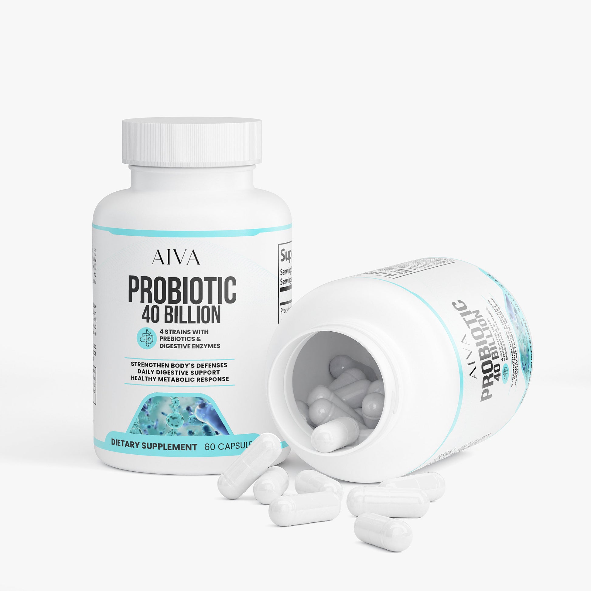AIVA Probiotic 40 Billion with Prebiotics