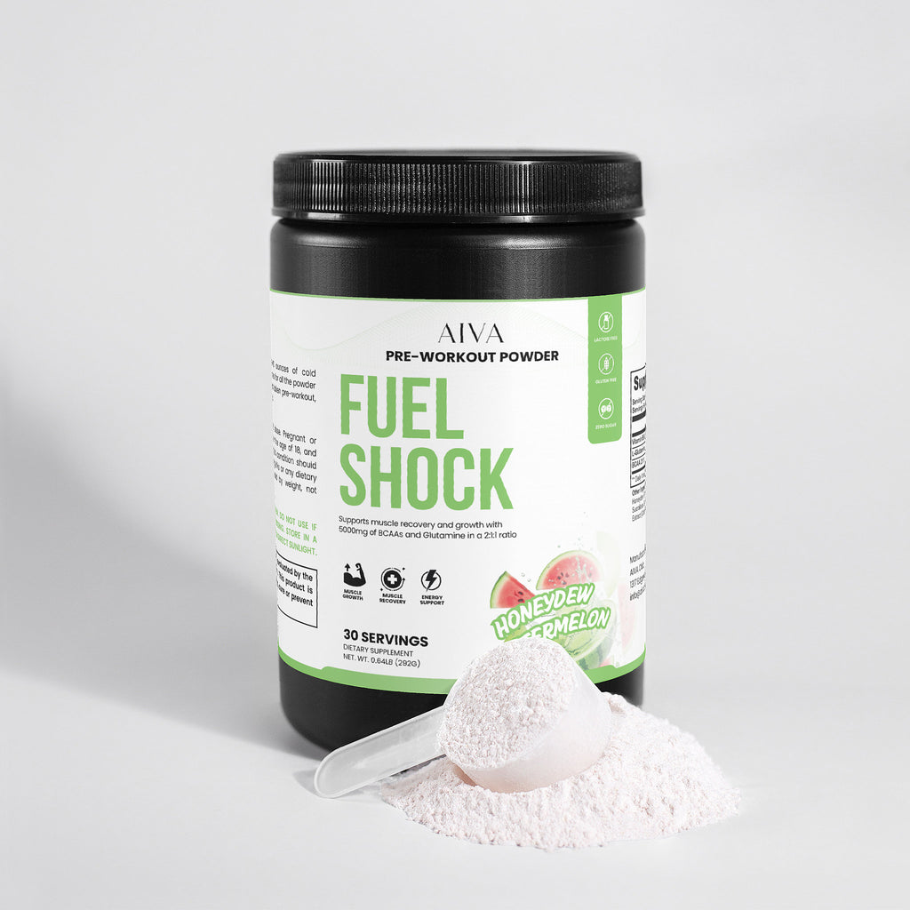 AIVA Fuel Shock Pre-Workout Powder (Honeydew Watermelon)