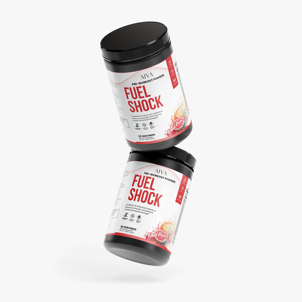 AIVA Fuel Shock Pre-Workout Powder (Fruit Punch)