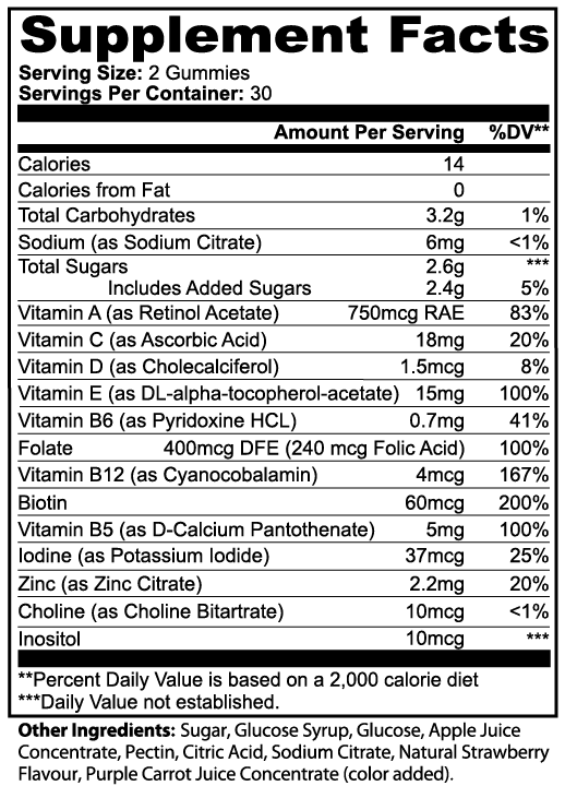 AIVA Multivitamin Gummies (Adult)