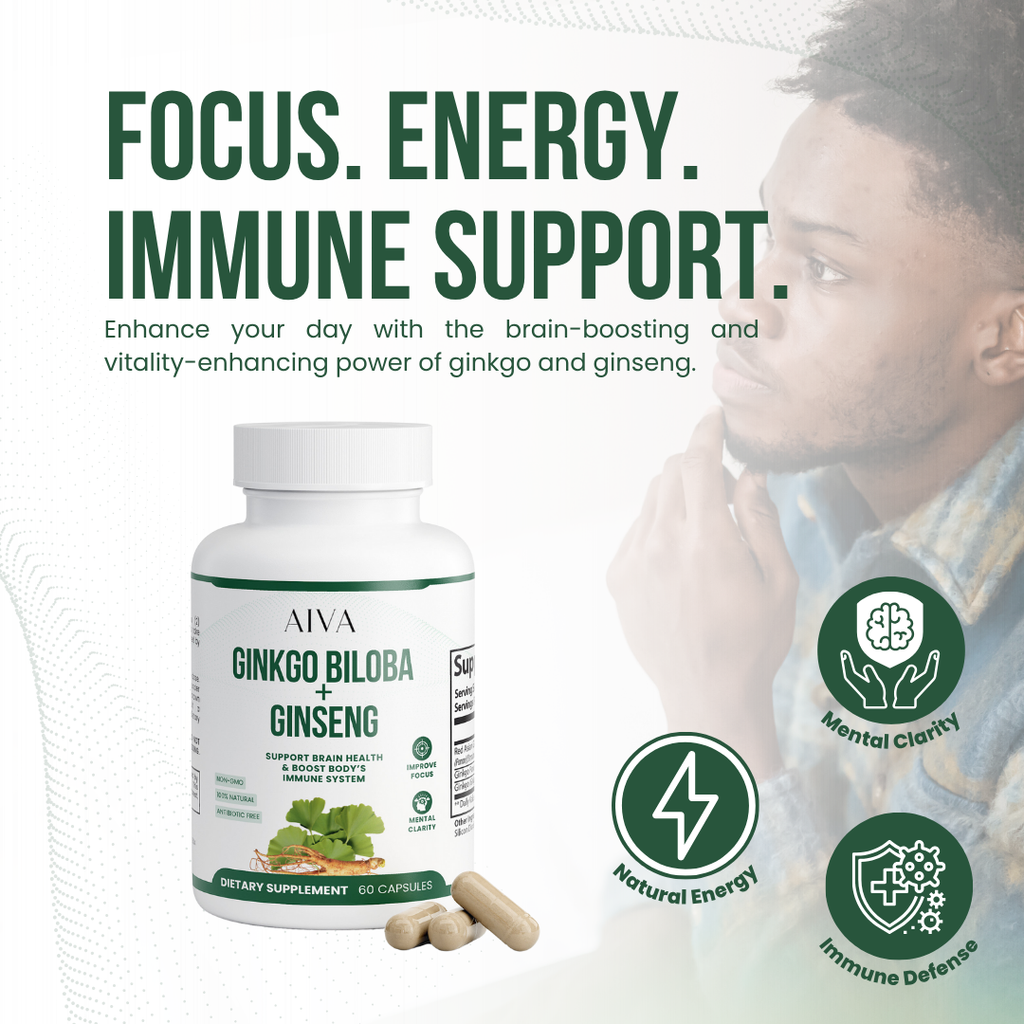 AIVA Ginkgo Biloba + Ginseng