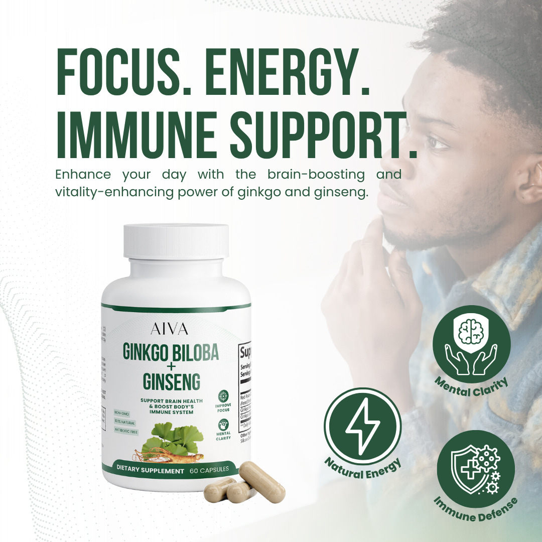 AIVA Ginkgo Biloba + Ginseng