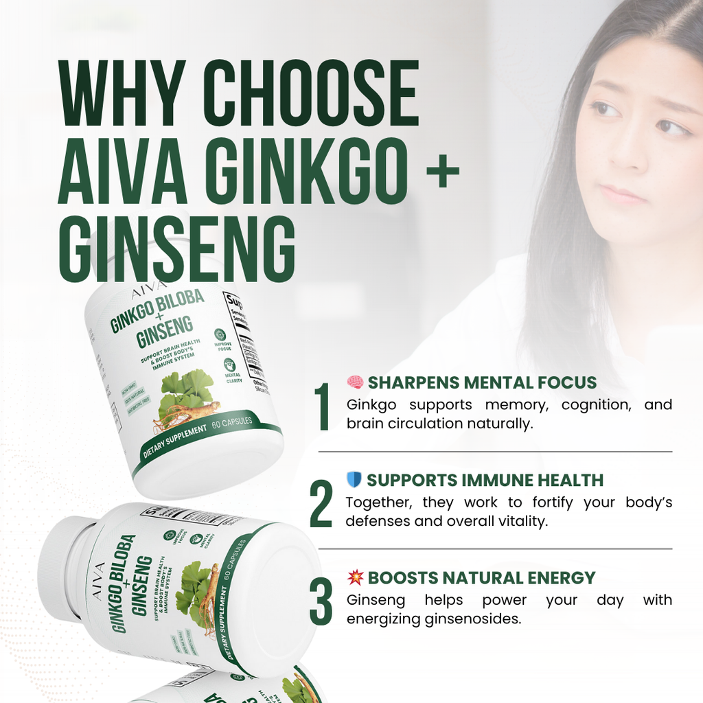 AIVA Ginkgo Biloba + Ginseng