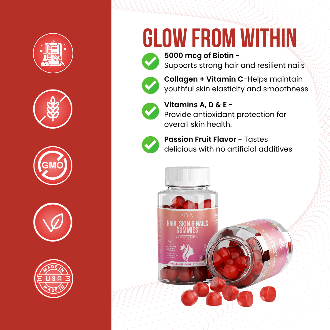 AIVA Hair, Skin & Nails Gummies