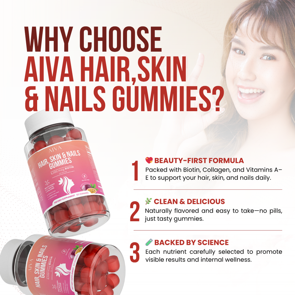 AIVA Hair, Skin & Nails Gummies
