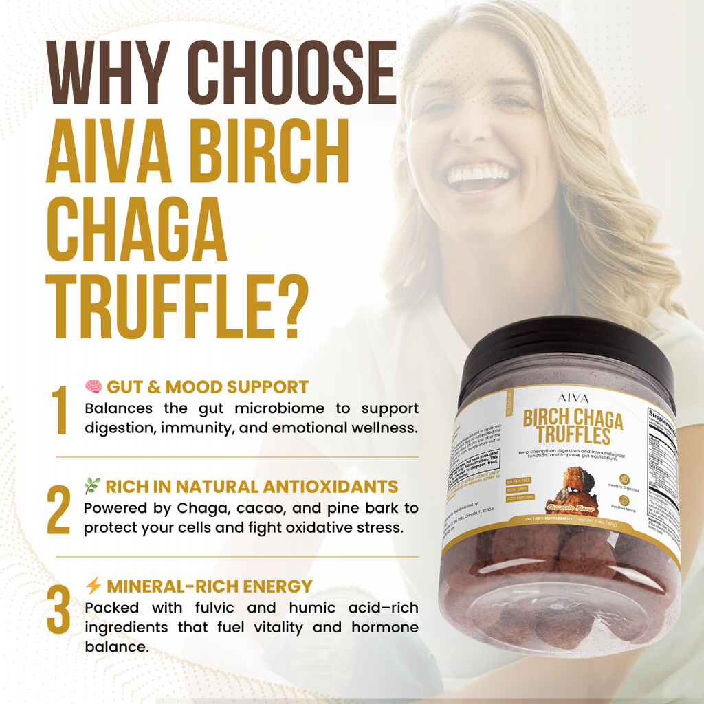 AIVA Birch Chaga Truffles